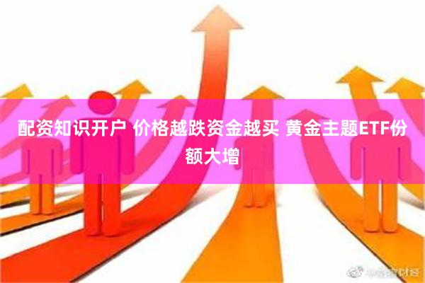 配资知识开户 价格越跌资金越买 黄金主题ETF份额大增