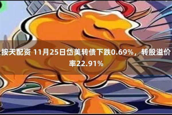 按天配资 11月25日岱美转债下跌0.69%，转股溢价率22.91%