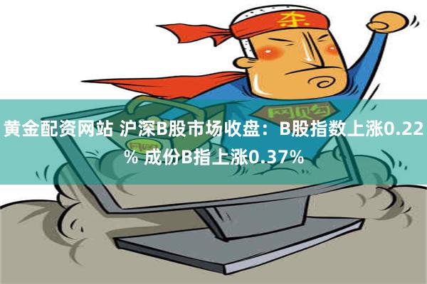 黄金配资网站 沪深B股市场收盘：B股指数上涨0.22% 成份B指上涨0.37%